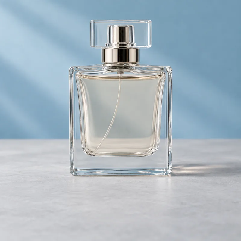 Onbedrukte glazen parfumflacon